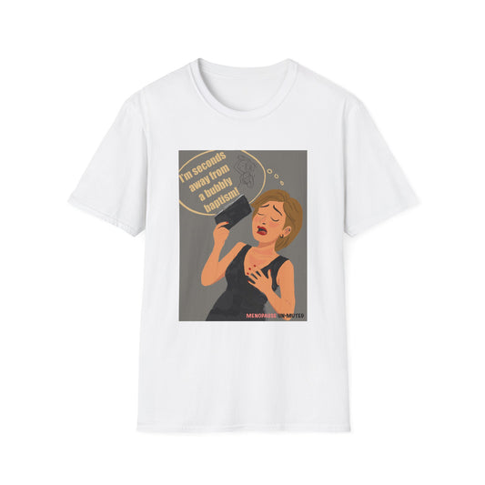 Funny Menopause T-Shirt – Hot Flash Survival Cotton Tee for Women