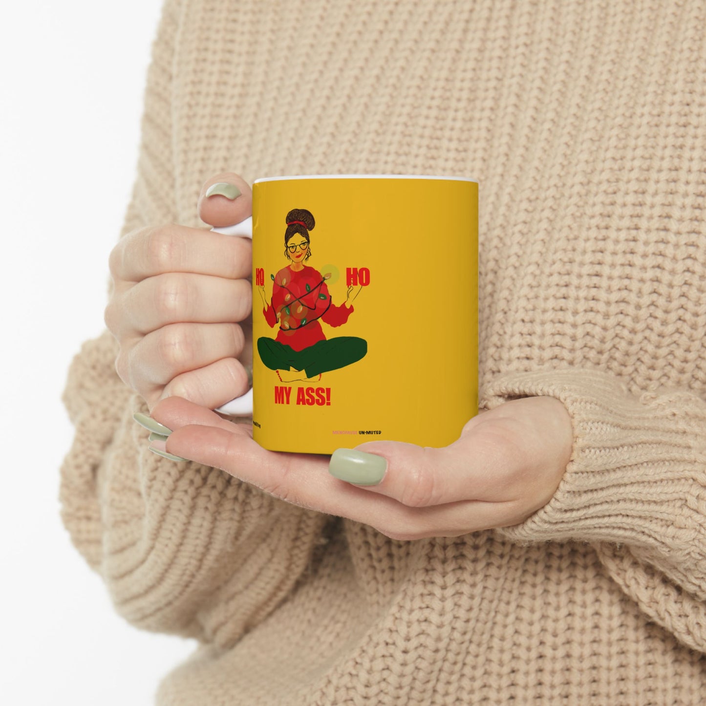 Funny Menopause Midlife Women Holiday Gift - Ceramic Mug