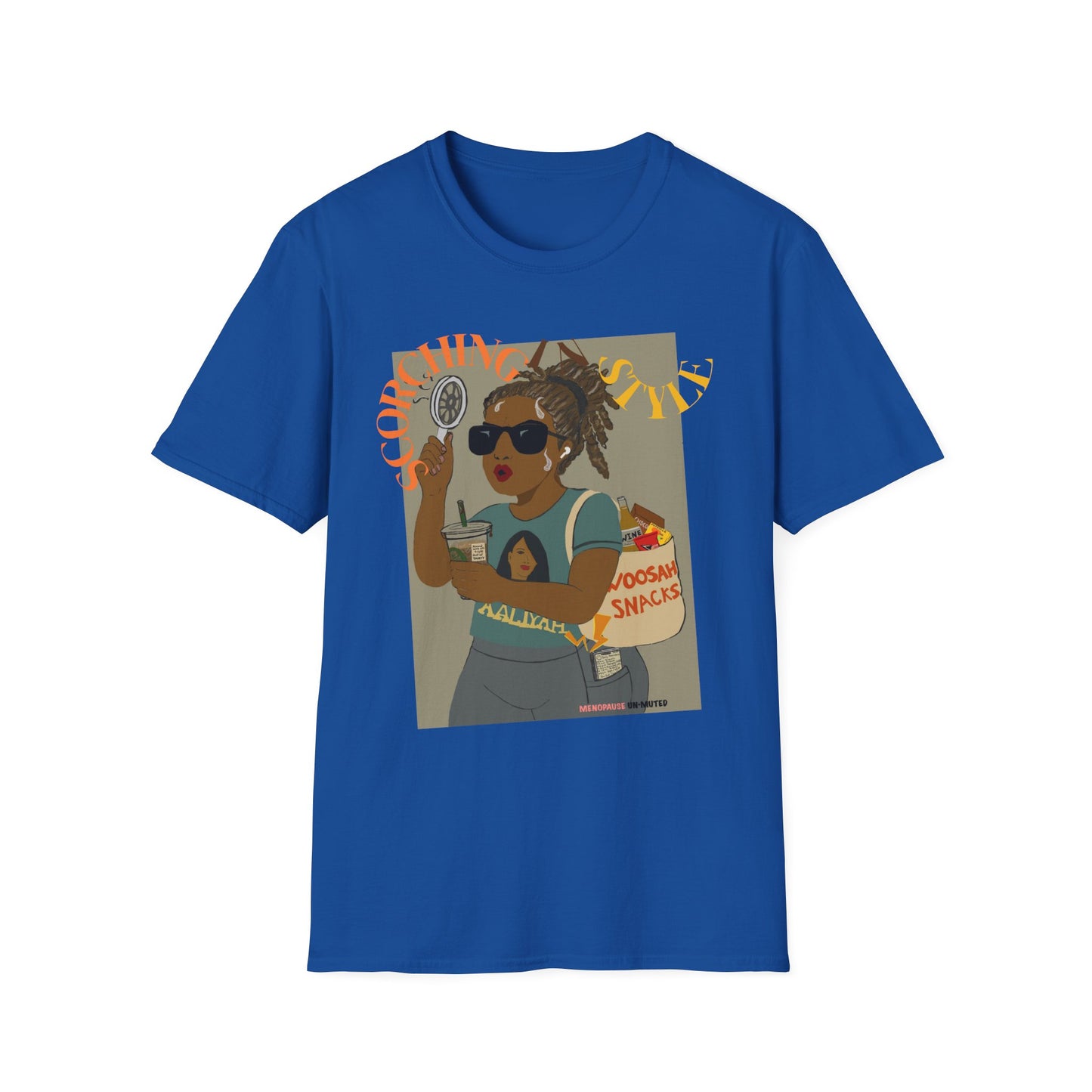 Funny Menopause T-Shirt – Hot Flash Survival Cotton Tee for Women