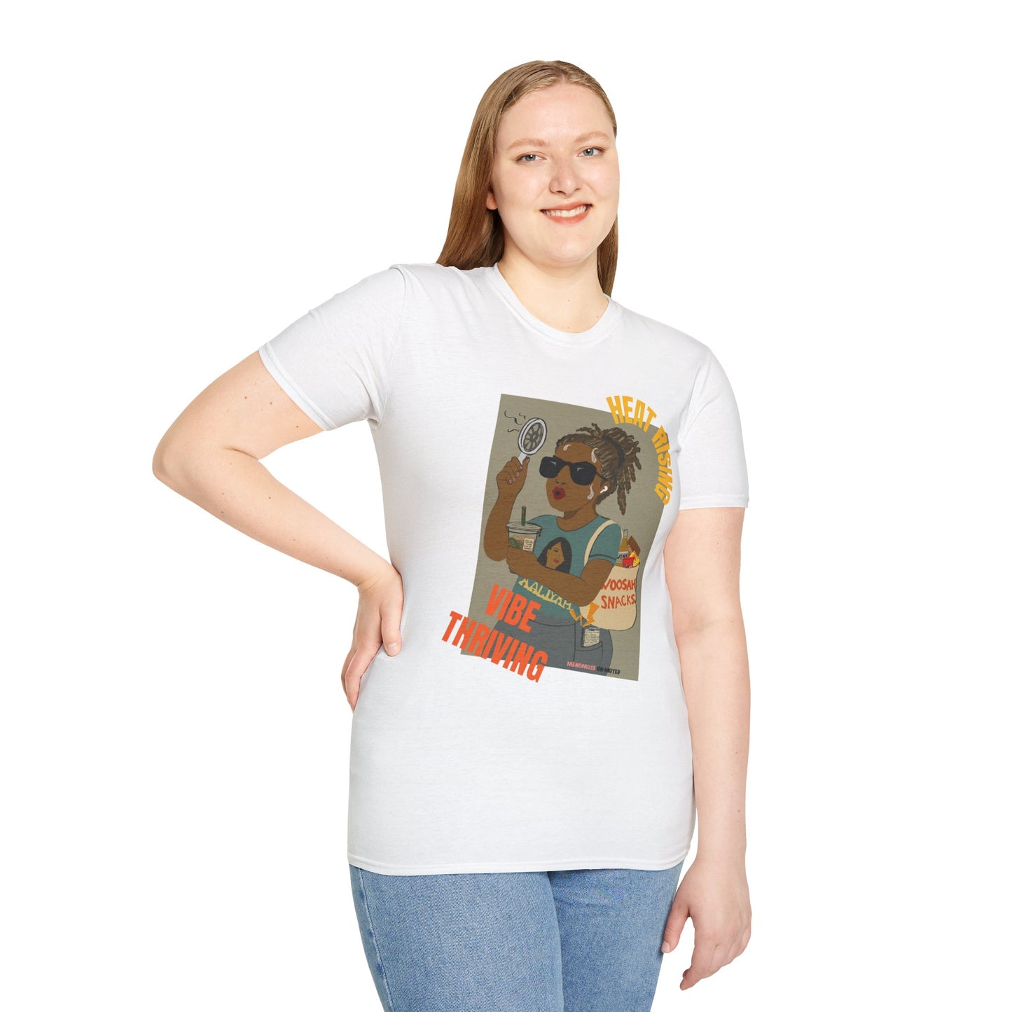 Funny Menopause T-Shirt – Hot Flash Survival Cotton Tee for Women