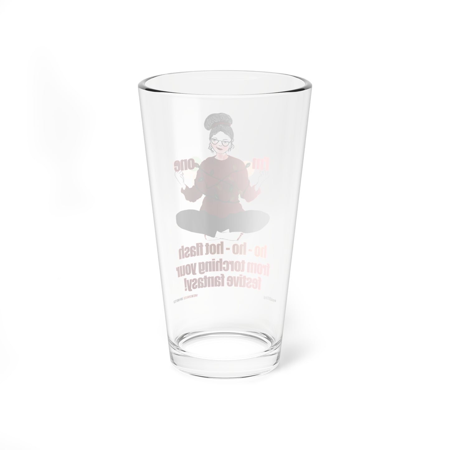 Funny Menopause Midlife Women Holiday Gift - Drinking Glass