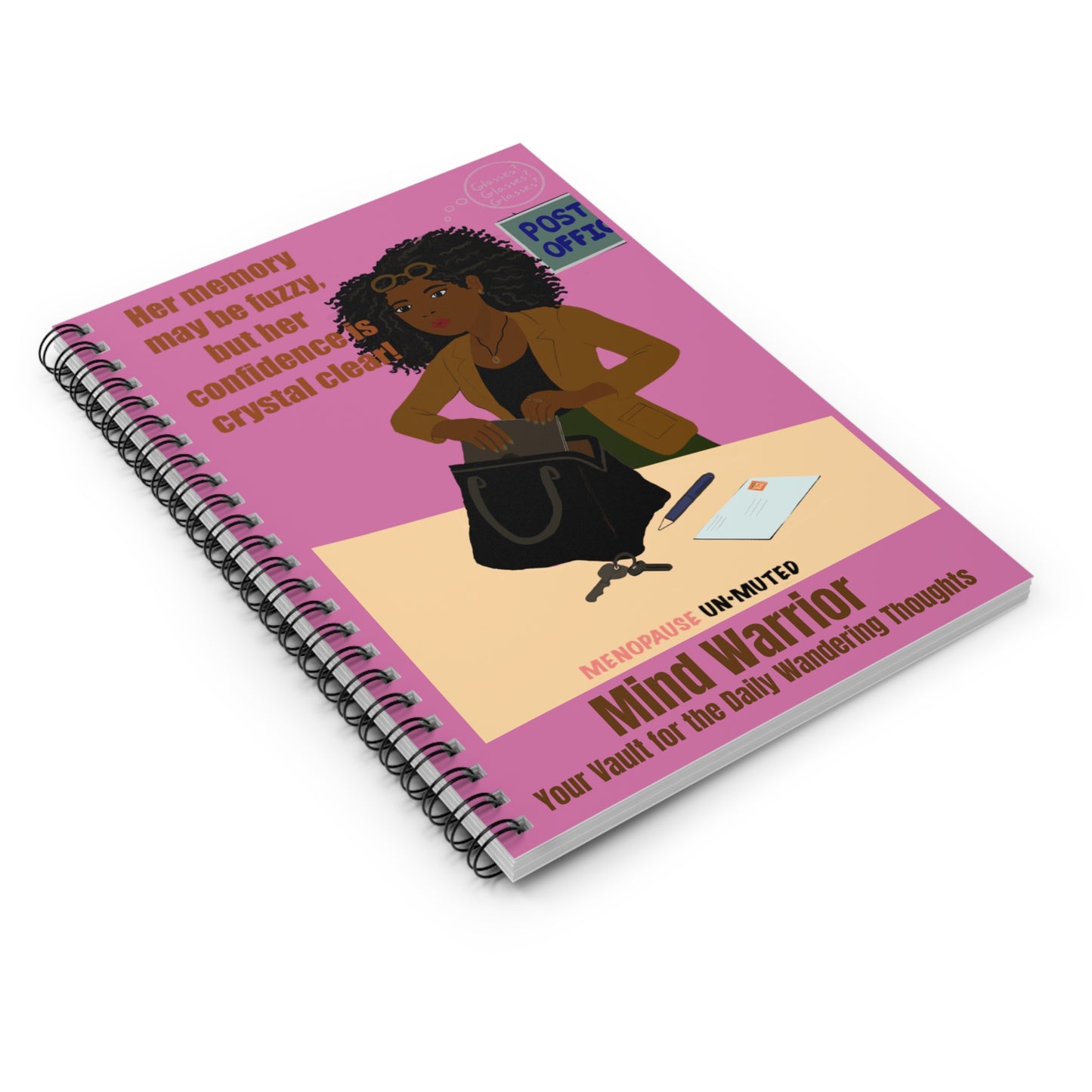 Funny Menopause Spiral Journal – Brain Fog Survival Notebook for Women