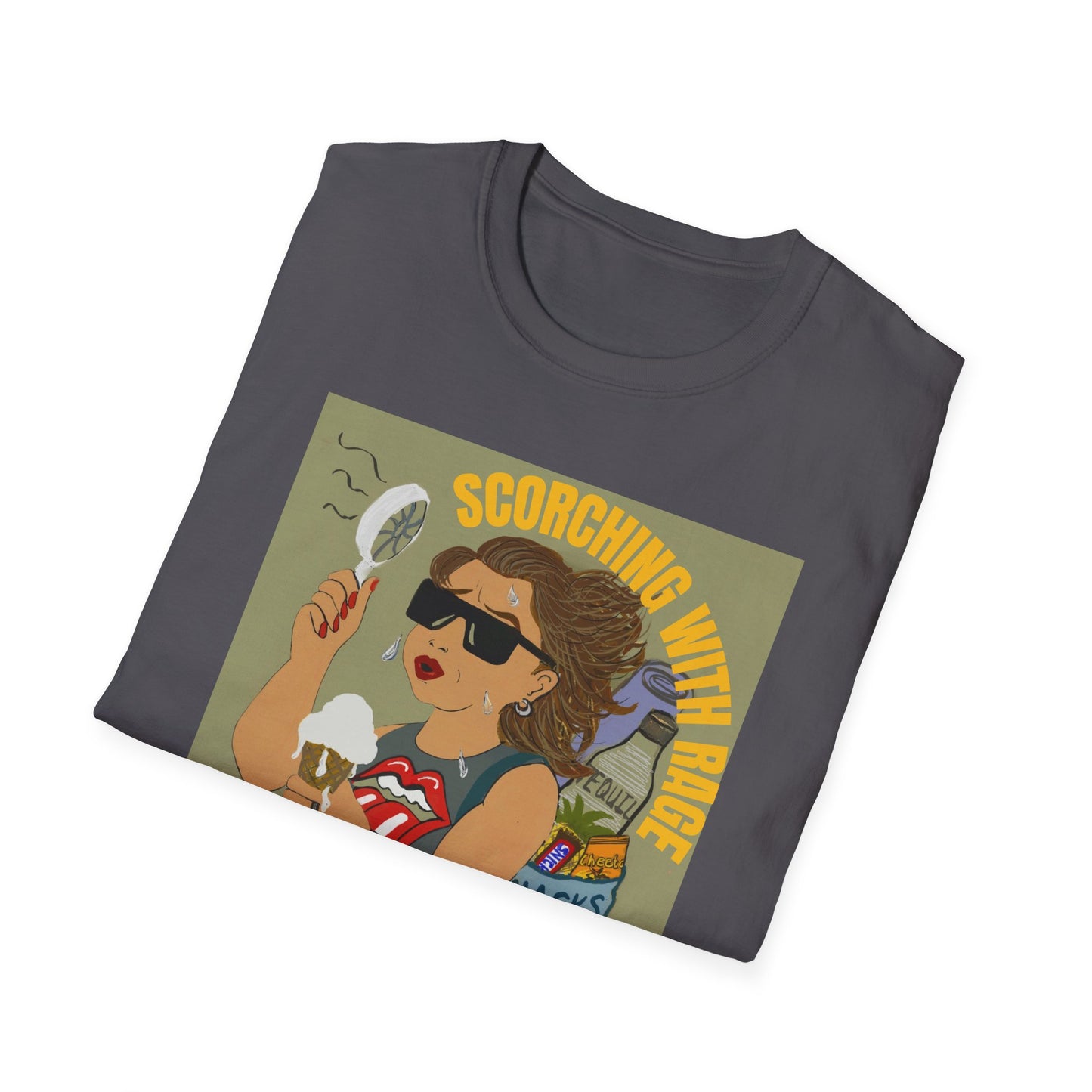 Funny Menopause T-Shirt – Hot Flash Survival Cotton Tee for Women