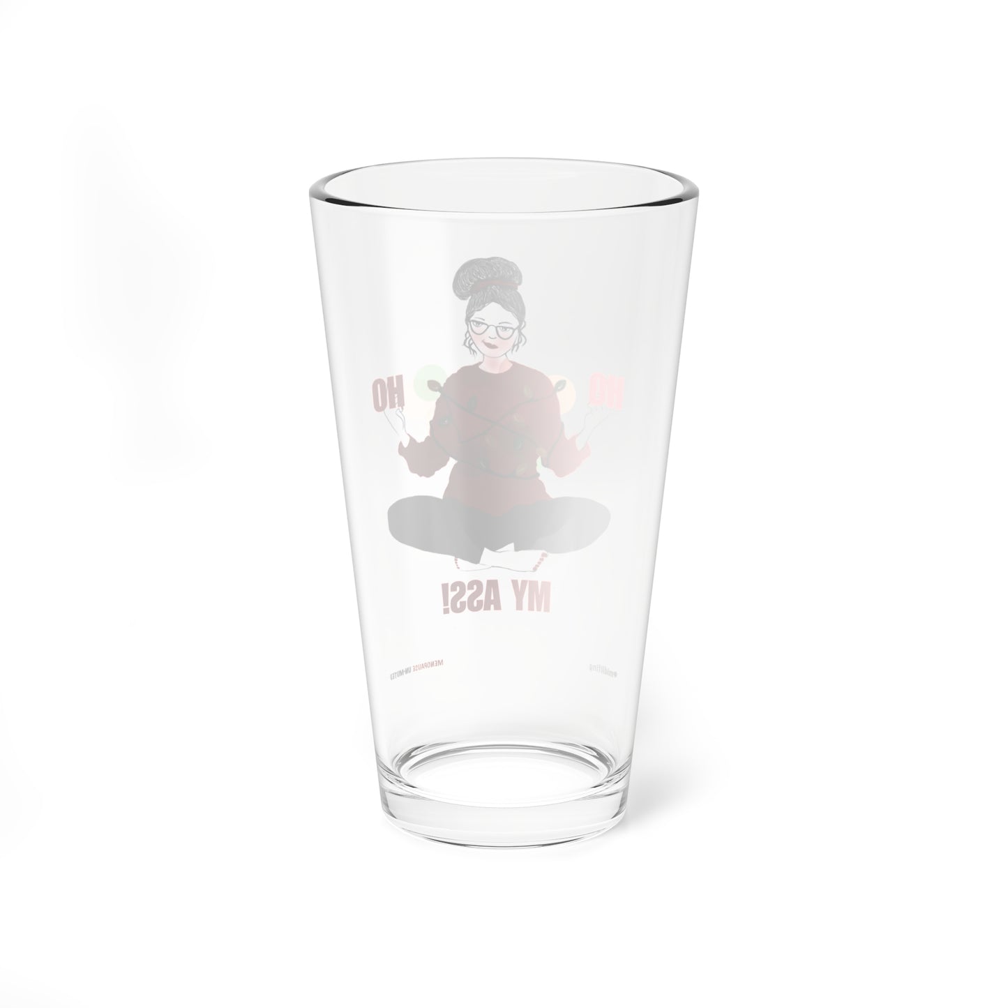 Funny Menopause Midlife Women Holiday Gift - Drinking Glass
