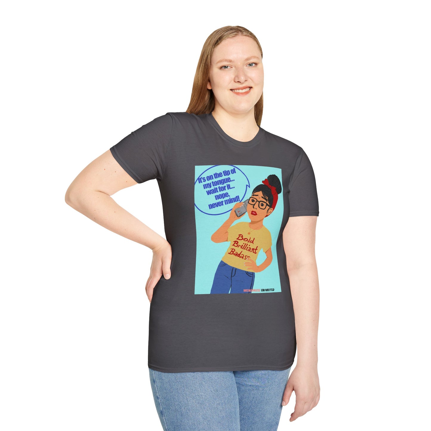 Funny Menopause T-Shirt – Brain Fog Survival Cotton - Women Gift