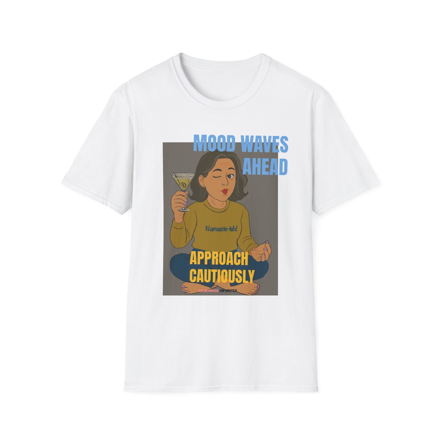 Funny Menopause T-Shirt – Mood Swing Survival Cotton Tee for Women