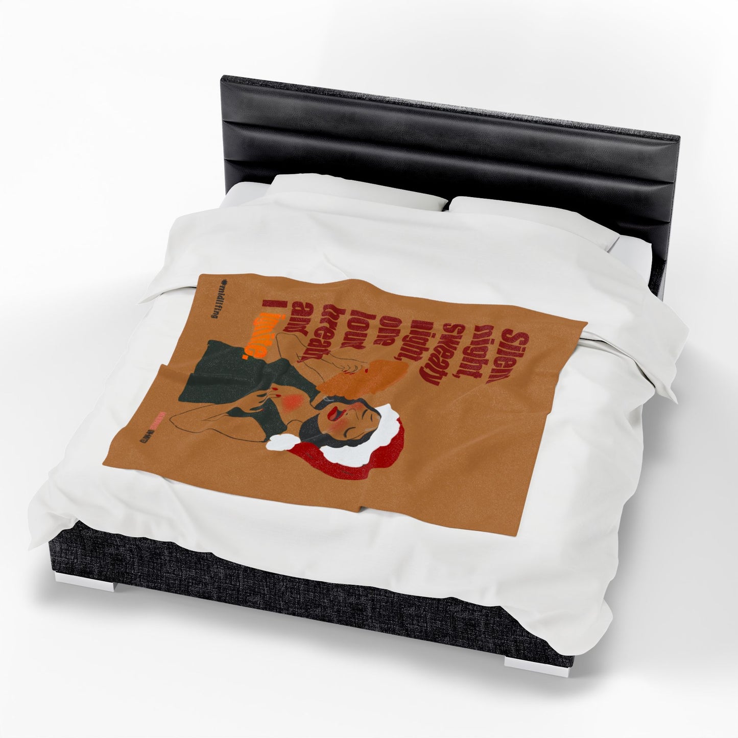 Funny Menopause Midlife Women Gift - Plush Blanket