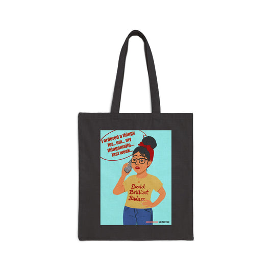 Funny Menopause Tote Bag – Brain Fog Survival Canvas & Cotton Gift for Women
