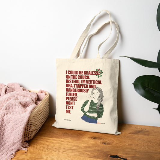 Funny Menopause Midlife Women Holiday Gift - Canvas Tote Bag