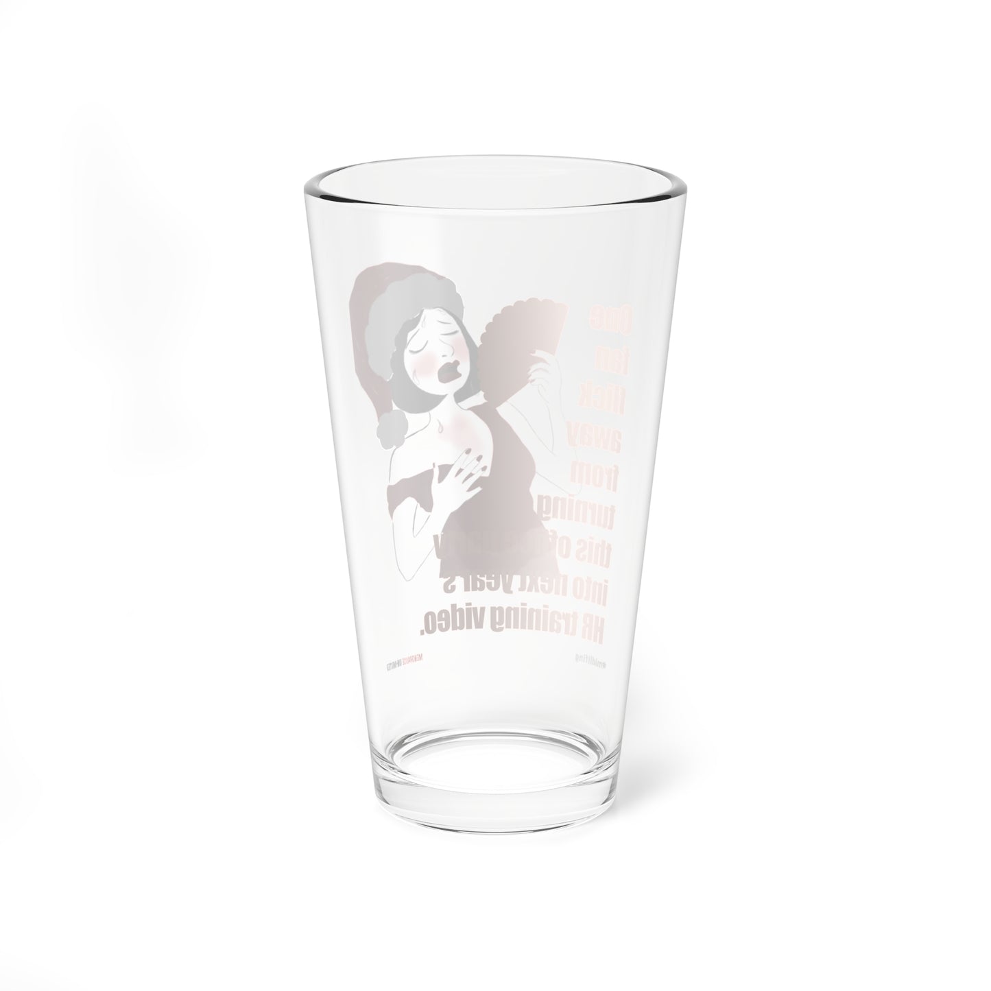 Funny Menopause Midlife Women Holiday Gift - Drinking Glass