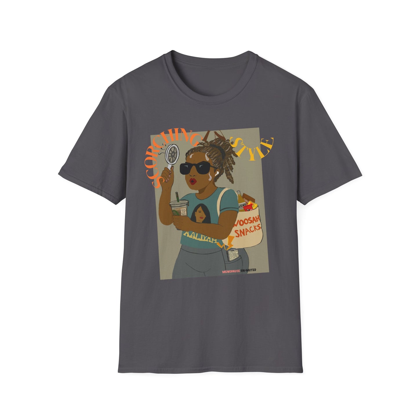Funny Menopause T-Shirt – Hot Flash Survival Cotton Tee for Women