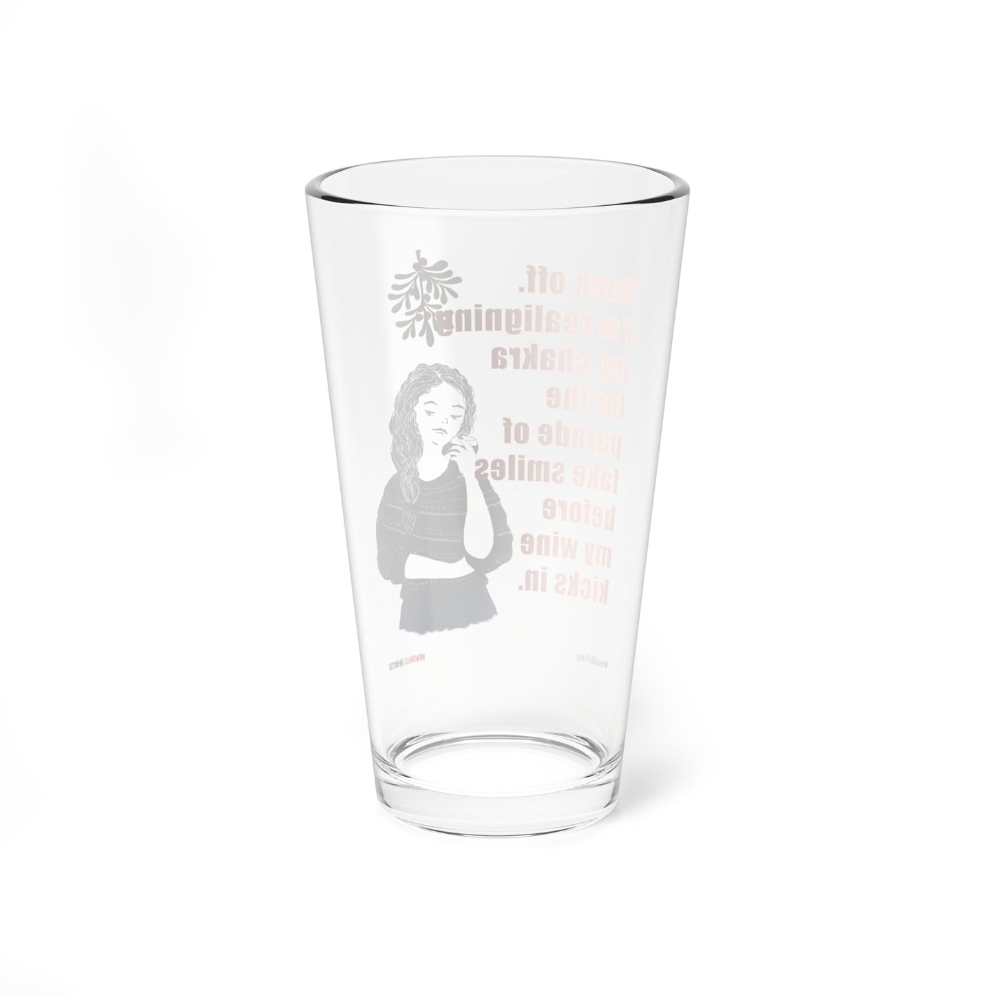 Funny Menopause Midlife Women Holiday Gift - Drinking Glass