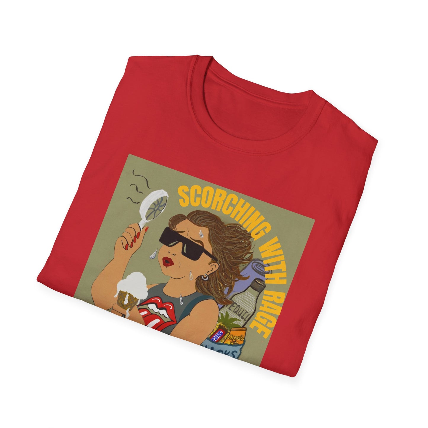 Funny Menopause T-Shirt – Hot Flash Survival Cotton Tee for Women